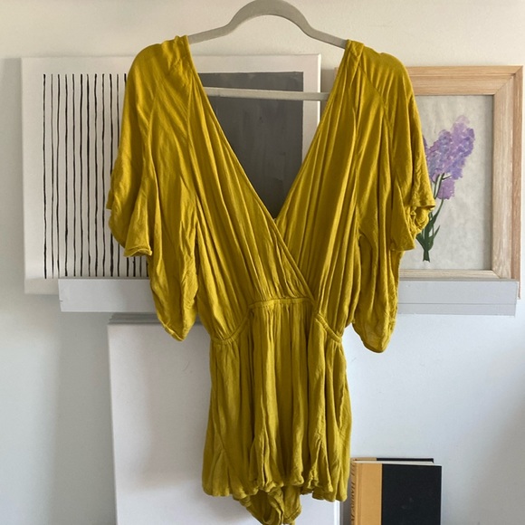 Free People Pants - Free people romper xs